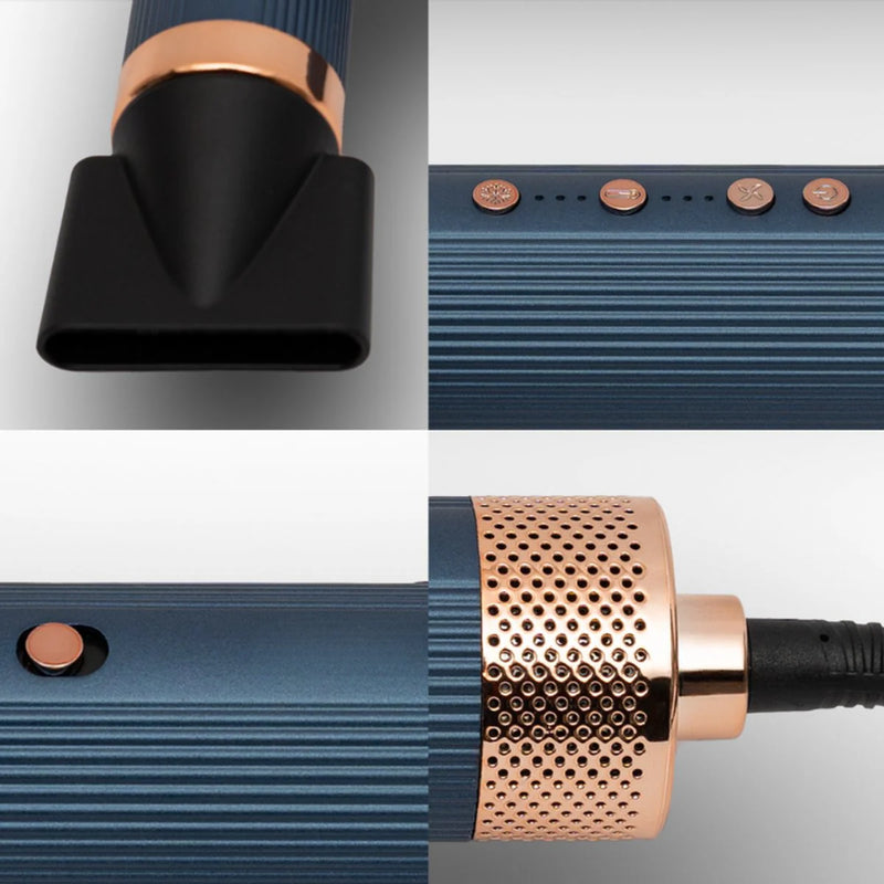 VistaSonic SuperWrap® 5-en-1 Multistyler – Brosse soufflante, boucleur et lisseur à air