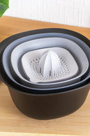 ACAR MASTERPIECE Set 5 pièces de bols mélangeur et de conservation, passoire + presse agrume