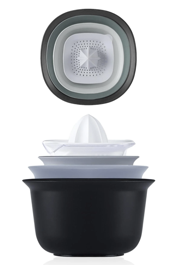 ACAR MASTERPIECE Set 5 pièces de bols mélangeur et de conservation, passoire + presse agrume