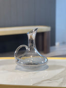 TREND HOME Anthracite Set de 6 verres à pied avec carafe