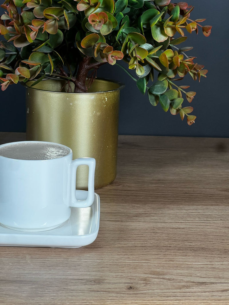 ACAR PURE ROYAL Tasses à thé en porcelaine 6 personnes 12 Pièces