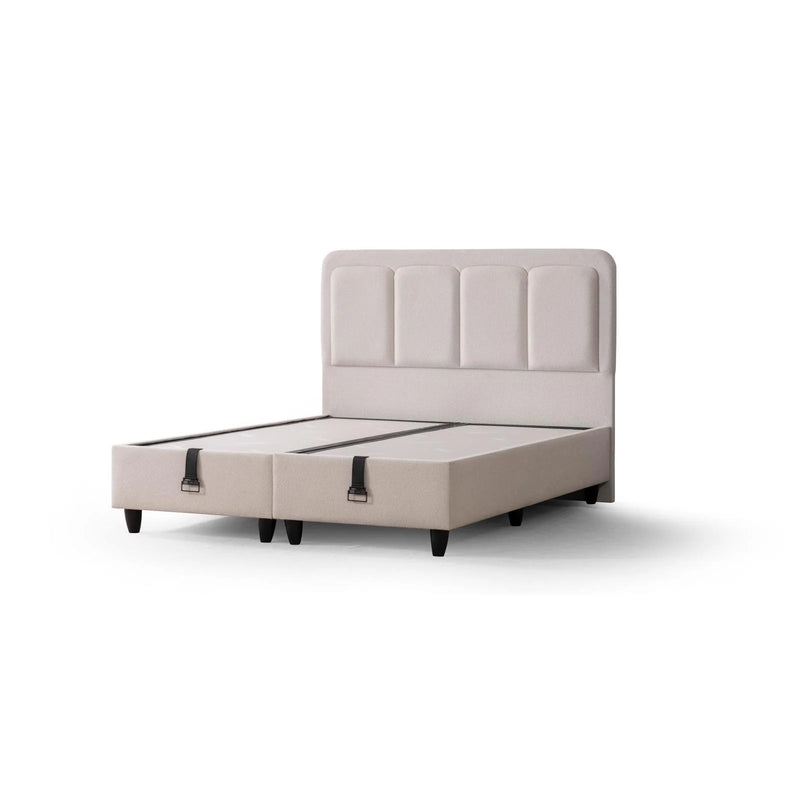 MILAN Lit coffre, Tête de lit et Matelas - Bella Home