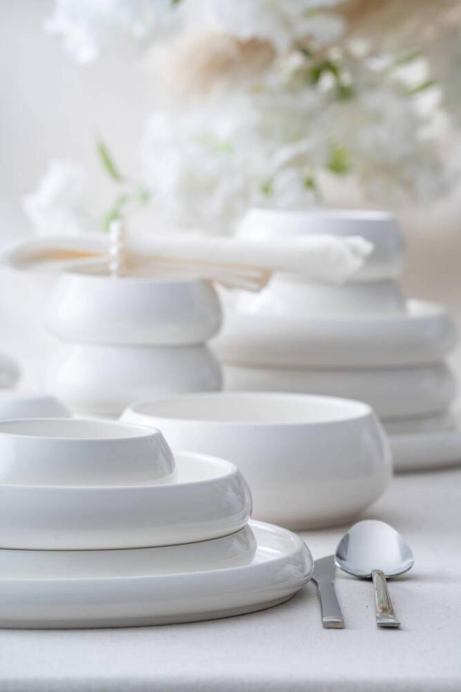 ACAR FULL MOON Service de table 29 pièces 6 Personnes