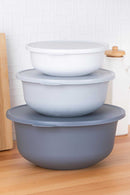 ACAR MASTERPIECE Set de 3 bols de conservation / saladiers avec couvercle 6 pièces