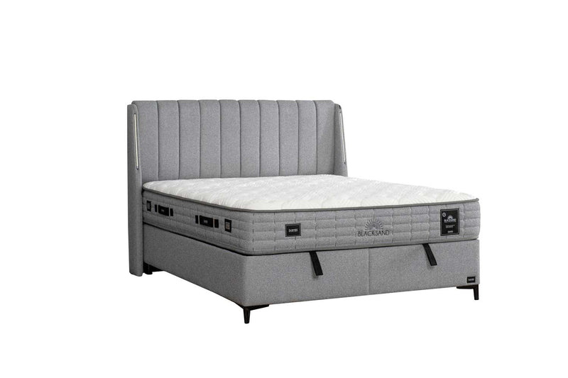 BAMBI BLACKSAND Lit et Matelas au Sable Noir Magnétique - Bella Home