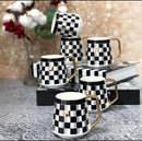 ACAR MUG MY KUPA KING Lot de 2 Mugs Motif Jeu de Dames