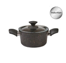 KARACA BIOGRANIT BLACK GOLD Induction batterie de cuisine 7 pièces - induksiyon tabanli 7 parca tencere seti