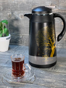 TREND HOME COLLECTION Thermos chic avec motif doré