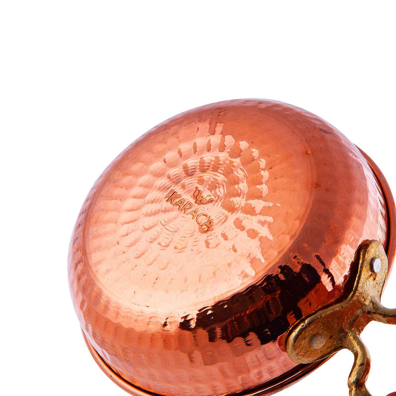 KARACA ANTIK Poêle en cuivre 12 cm - Bakır Sahan 12 cm