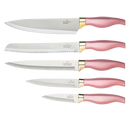 KARACA ROSEGOLD Set de 5 couteaux avec bloc - 6 Parça bıçak seti