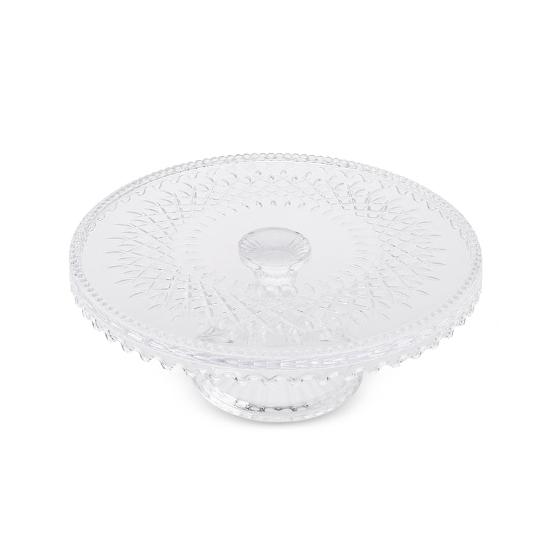 KARACA CRYSTAL Présentoir à gâteau en verre  28 X 11 CM Cam kek standı KARACA CRYSTAL avec couvercle dôme