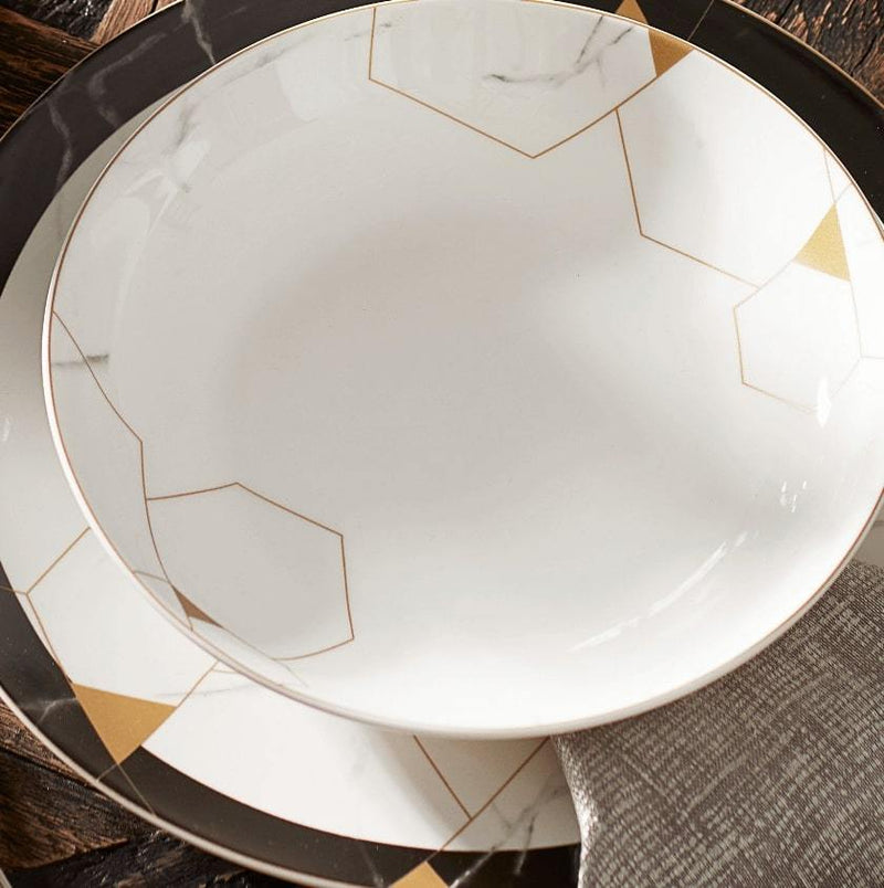 KARACA GEM Service de table 24 pièces 6 personnes - Bella-Home: art de la table, verrerie, trousseau de mariée, décoration