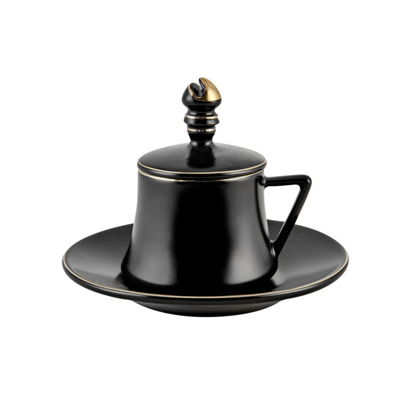 KARACA SATRANÇ/ÉCHECS Set de tasses à café 18 pièces 6 personnes - 18 Parça 6 kişilik kahve fincan takımı