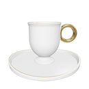 KARACA MUM Set de tasses à café 12 pièces 6 personnes